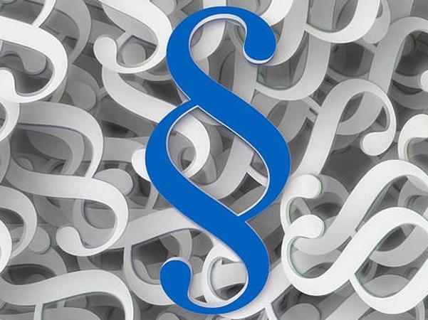 Paragraph blau